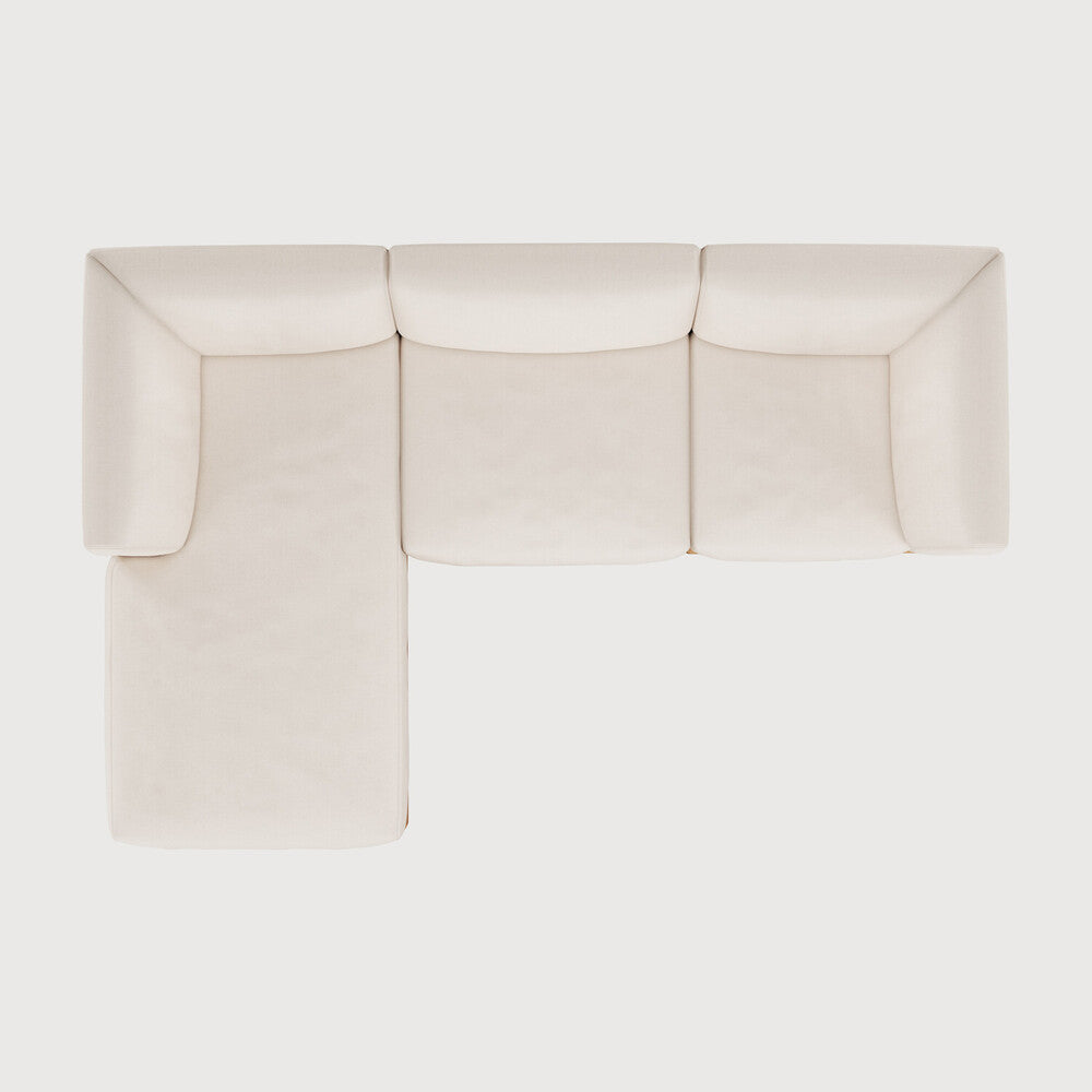 3 Seater Left Monocle Outdoor Modular Sofa Set