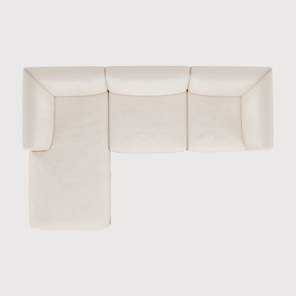 3 Seater Left Monocle Outdoor Modular Sofa Set