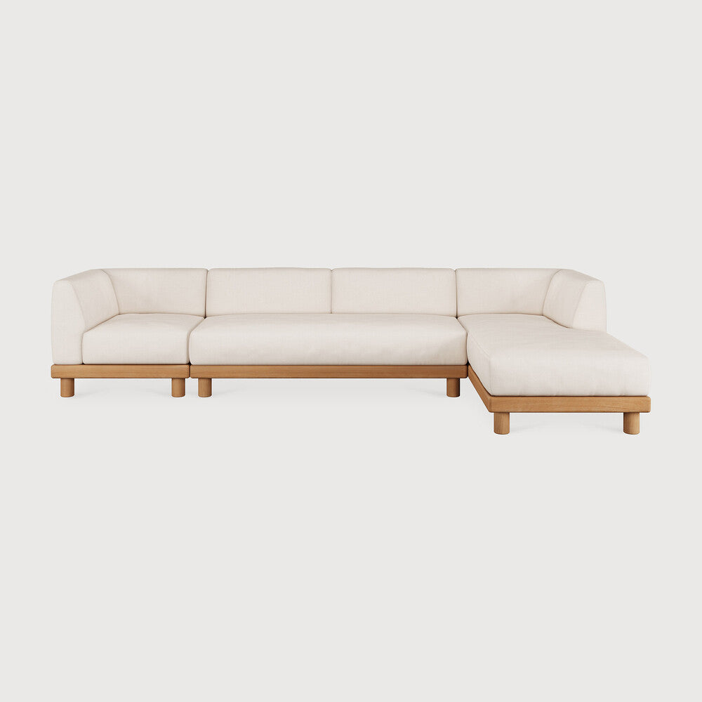 4 Seater Right Monocle Outdoor Modular Sofa Set