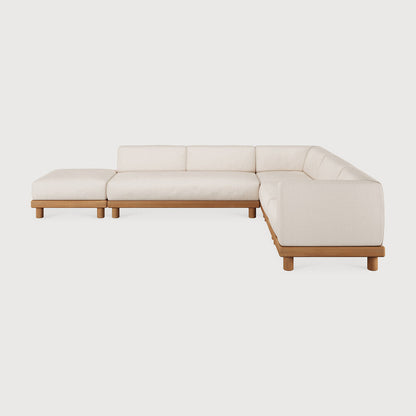 5 Seater Right Monocle Outdoor Modular Sofa Set