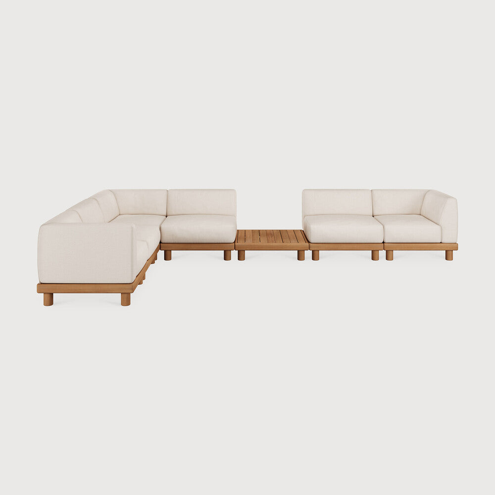6 Seater Left Monocle Outdoor Modular Sofa Set