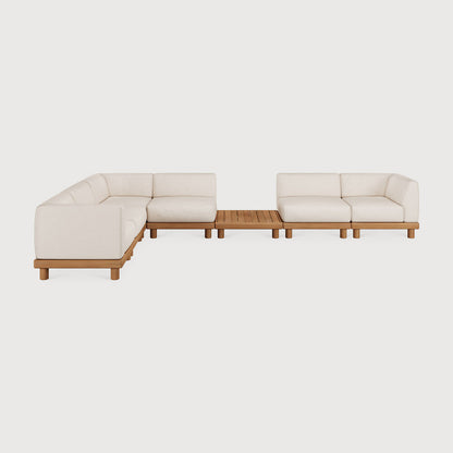 6 Seater Left Monocle Outdoor Modular Sofa Set