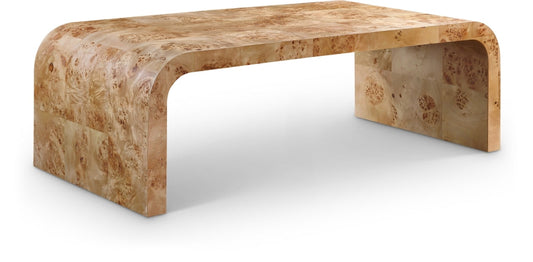 Cresthill Burl Wood Coffee Table - Natural