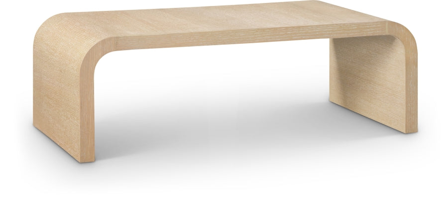 Cresthill Oak Wood Coffee Table - White