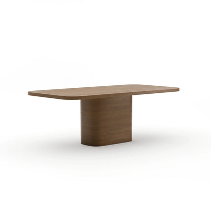 Atom Dining Table - Chocolate Nougat