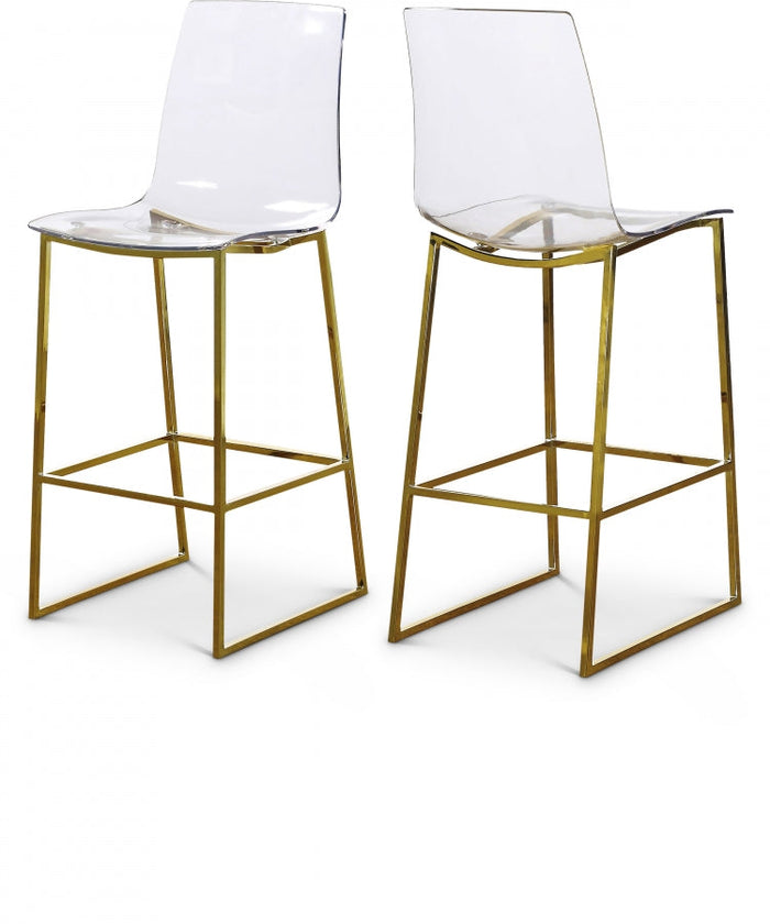 Lumen Gold Counter Stool - Gold