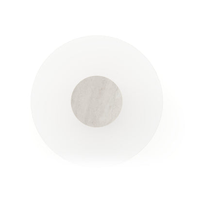 Rhythm Round Glass Top Dining Tbl