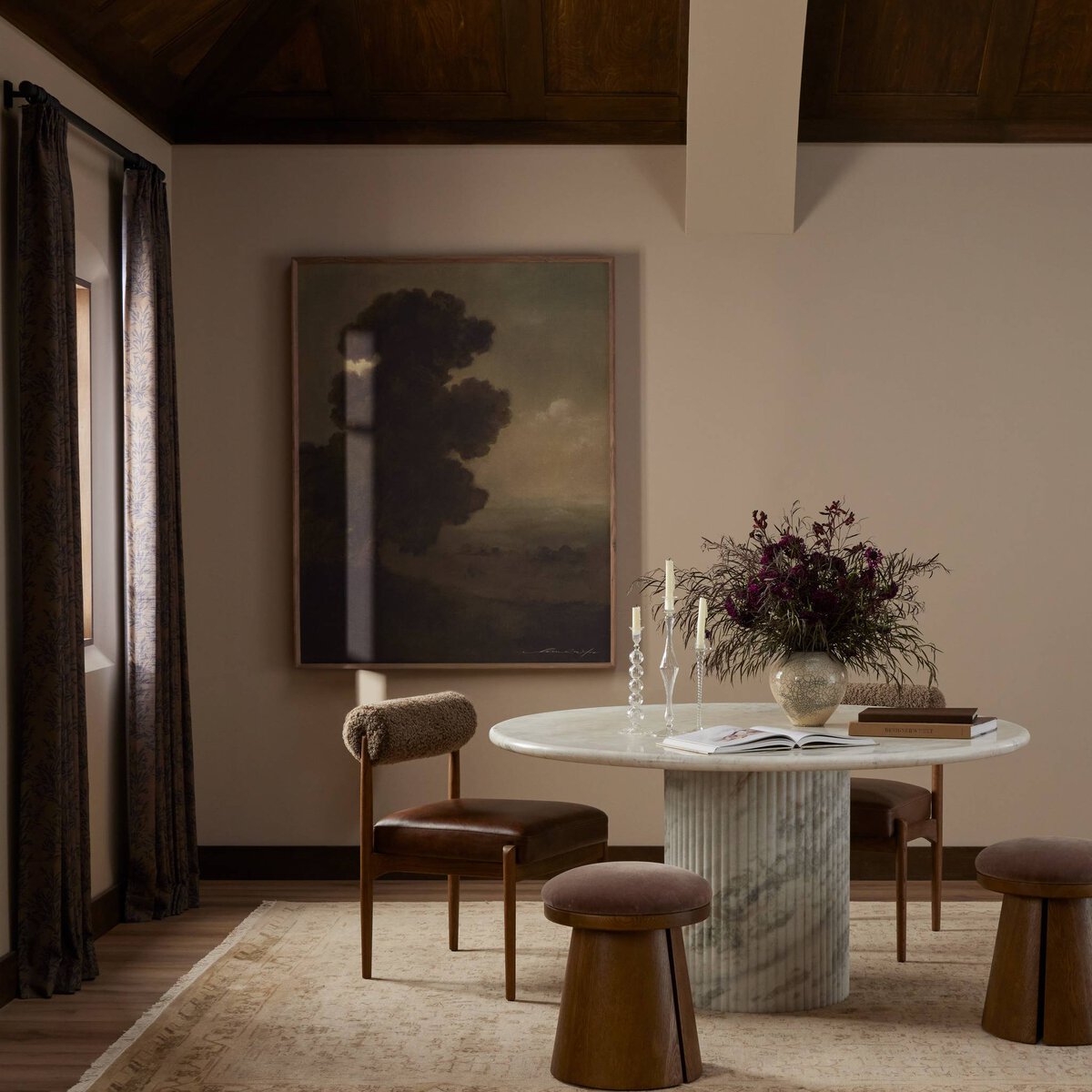 Oranda Round Dining Table-60"