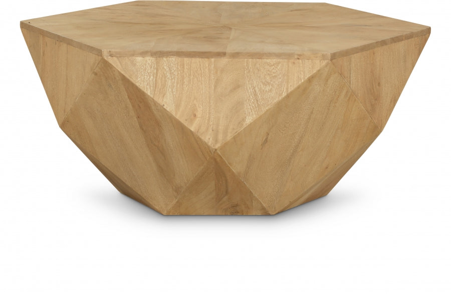 Diamante Oak Veneer Coffee Table - Natural