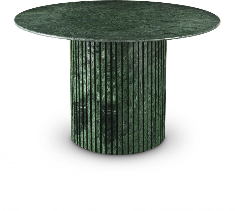 Genoa 48" Marble Dining Table - Green