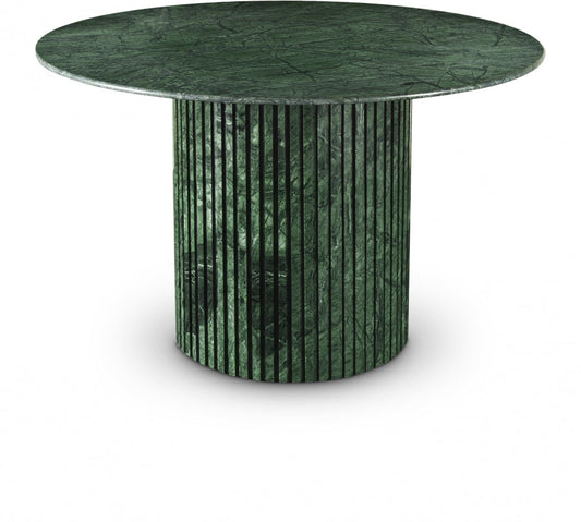 Genoa 48" Marble Dining Table - Green