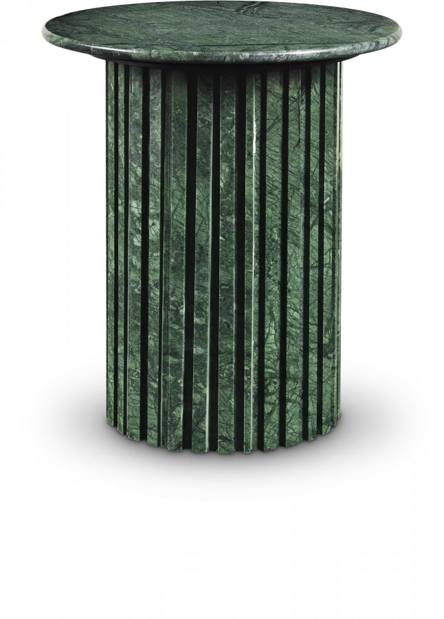 Genoa Marble End Table - Green