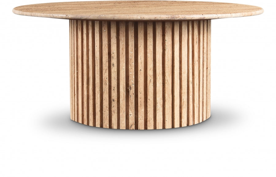 Genoa Travertine Coffee Table - Natural