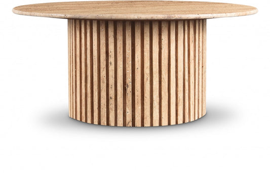 Genoa Travertine Coffee Table - Natural