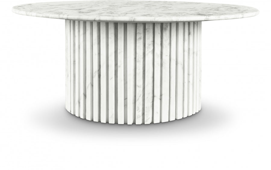 Genoa Marble Coffee Table - White