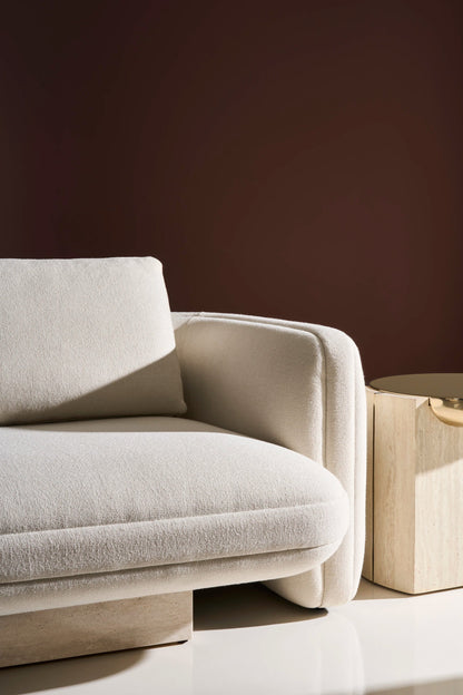 Overlap Sofa Ecru