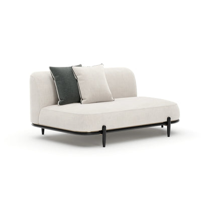 Madera Armless Raf Bumper - Oatmeal