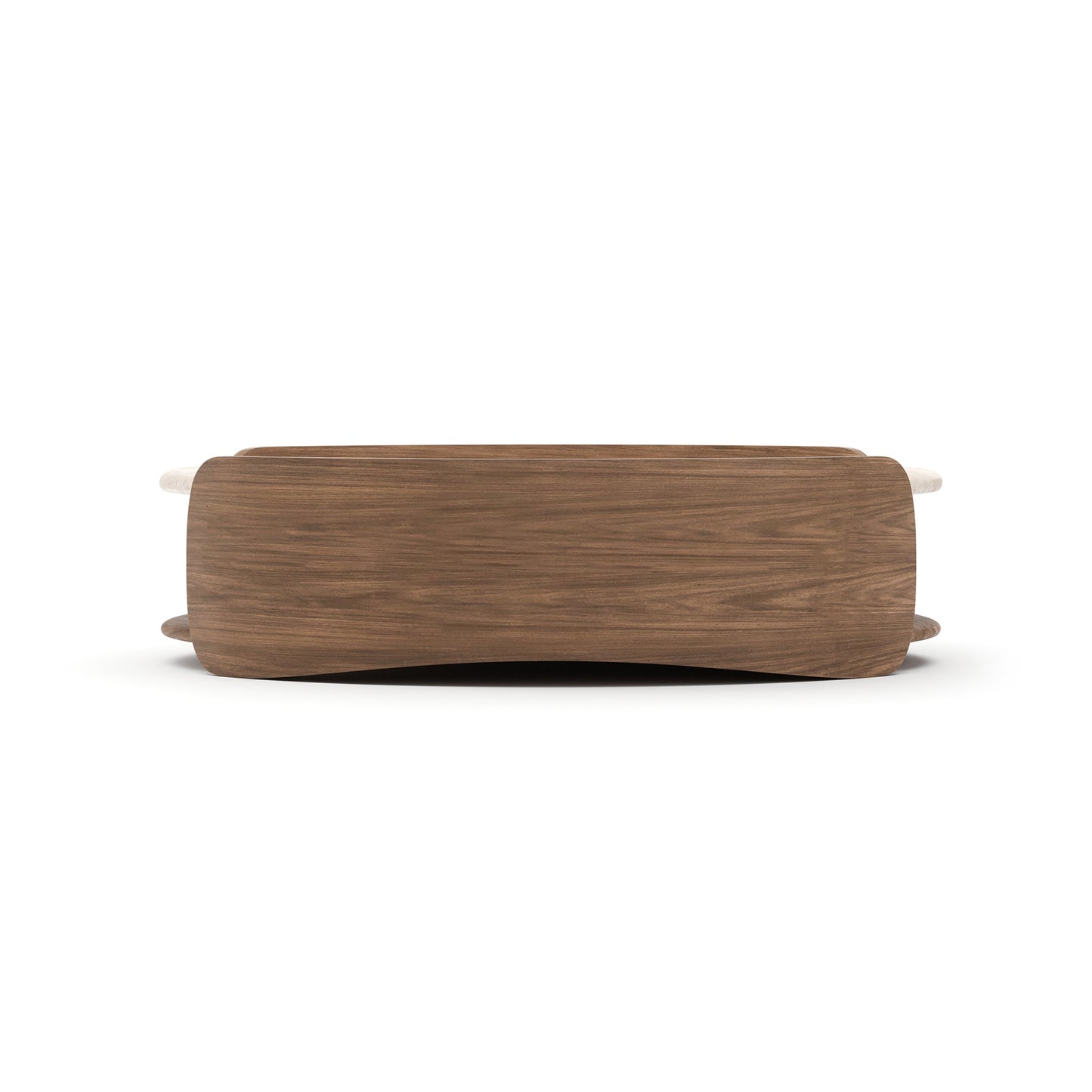 Fleur Open Cocktail Table W/Wood Shelf