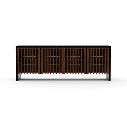 Pinstripe Dark Sideboard