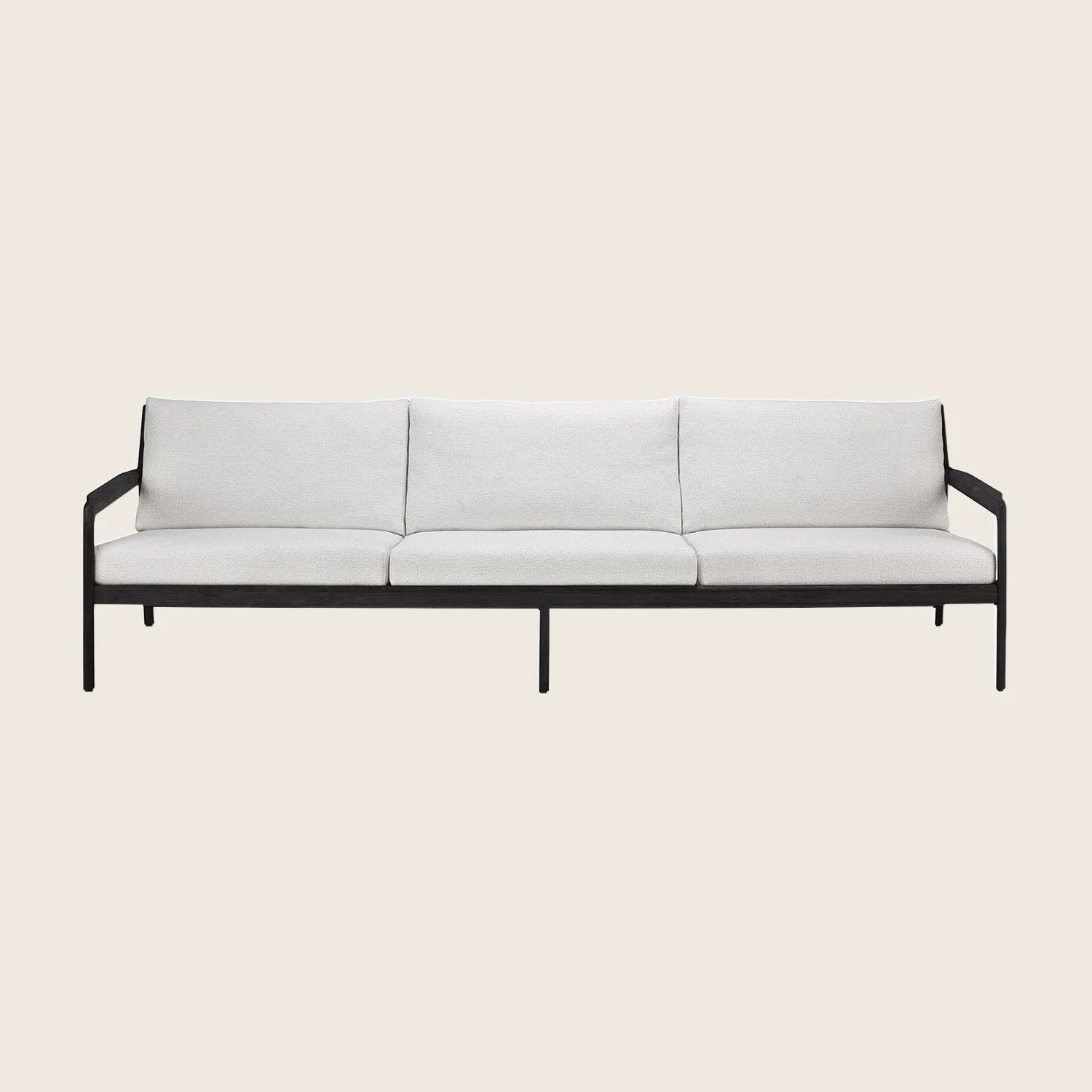 Black Jack Outdoor 3-Seater Sofa