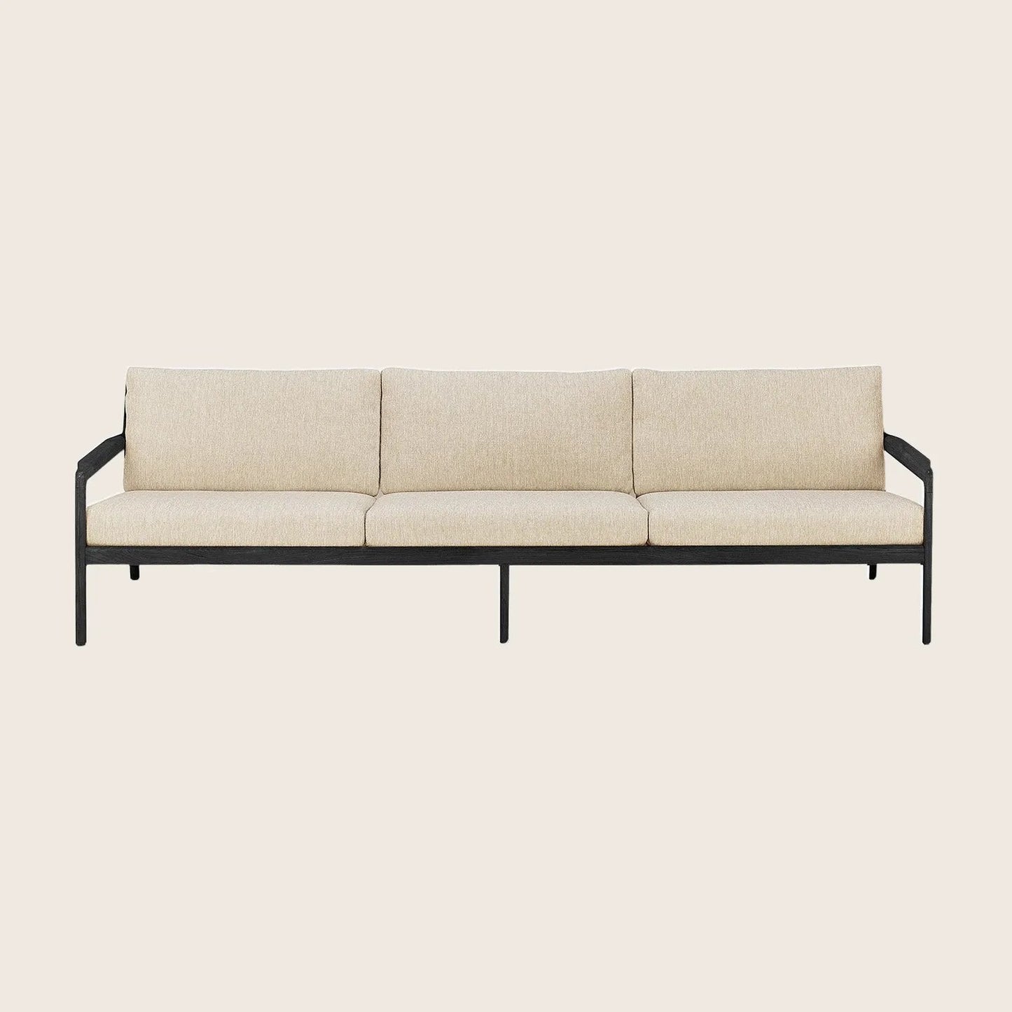 Black Jack Outdoor 3-Seater Sofa