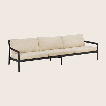 Black Jack Outdoor 3-Seater Sofa