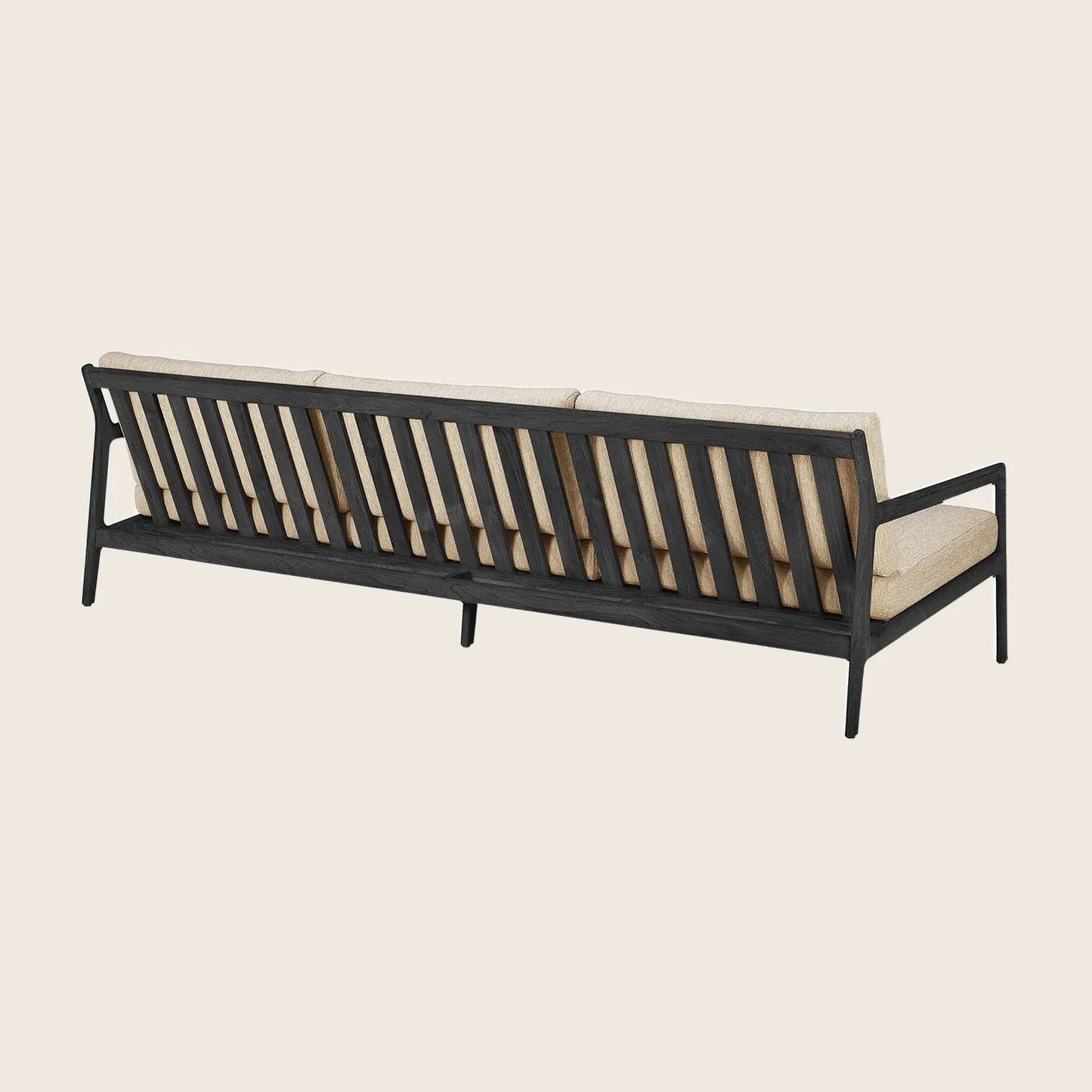 Black Jack Outdoor 3-Seater Sofa
