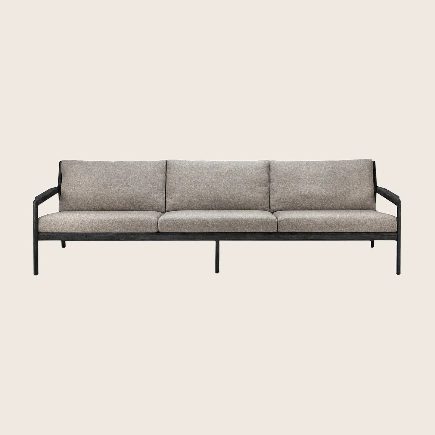 Black Jack Outdoor 3-Seater Sofa