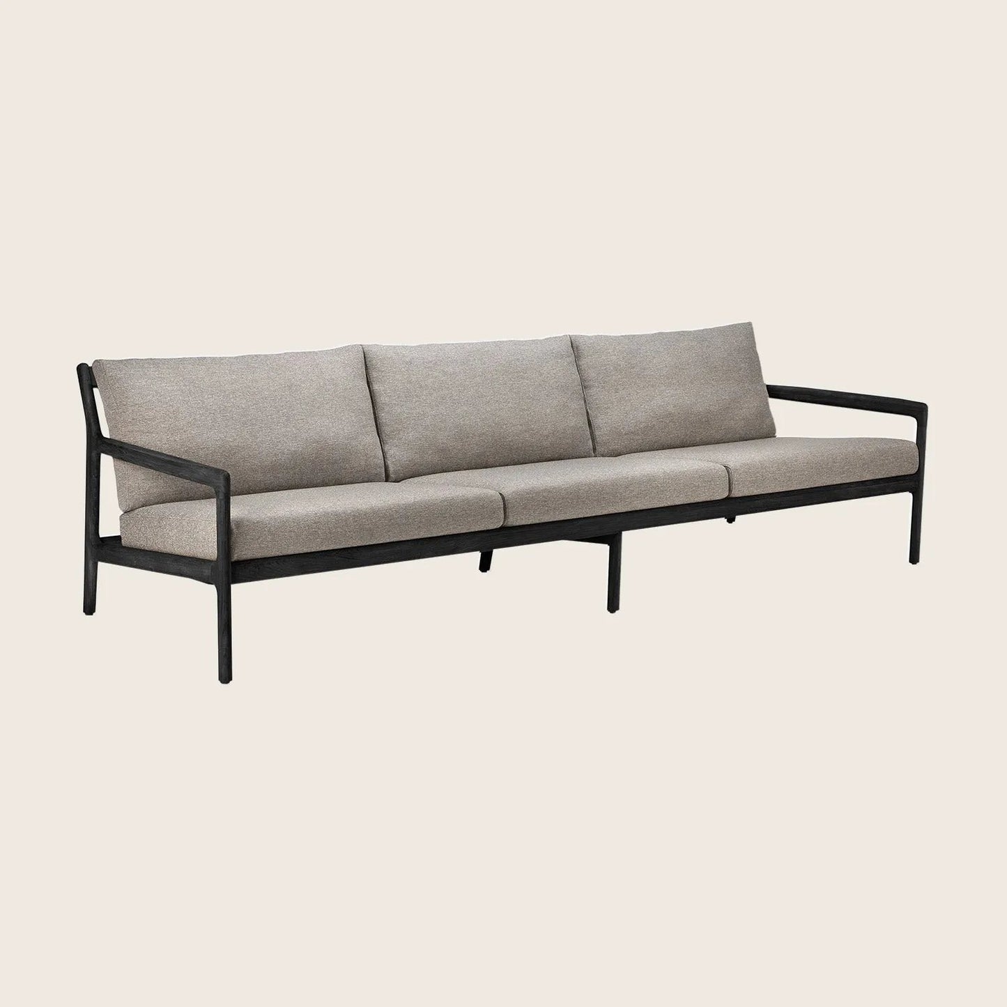 Black Jack Outdoor 3-Seater Sofa