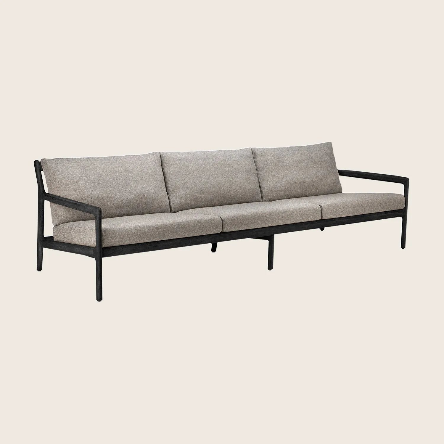 Black Jack Outdoor 3-Seater Sofa