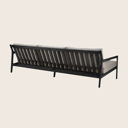 Black Jack Outdoor 3-Seater Sofa