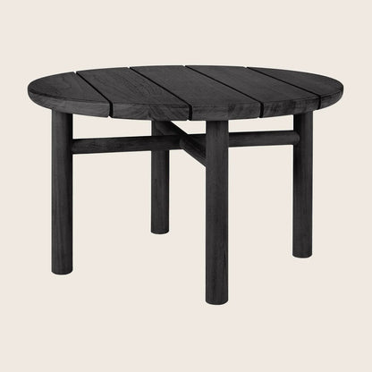 Black Quatro Outdoor Round Side Table