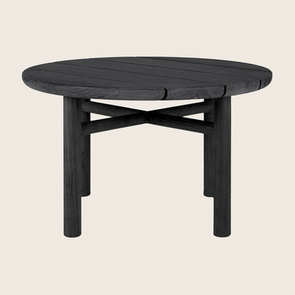Black Quatro Outdoor Round Side Table