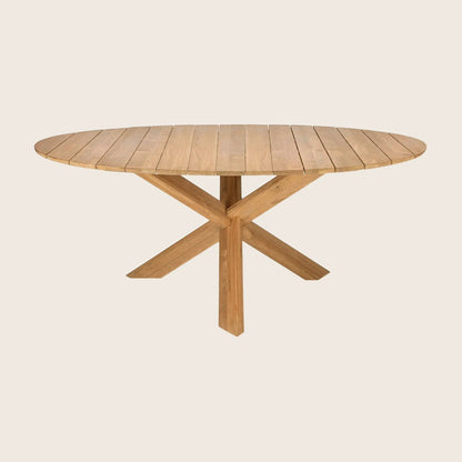 Teak Circle Outdoor Dining Table