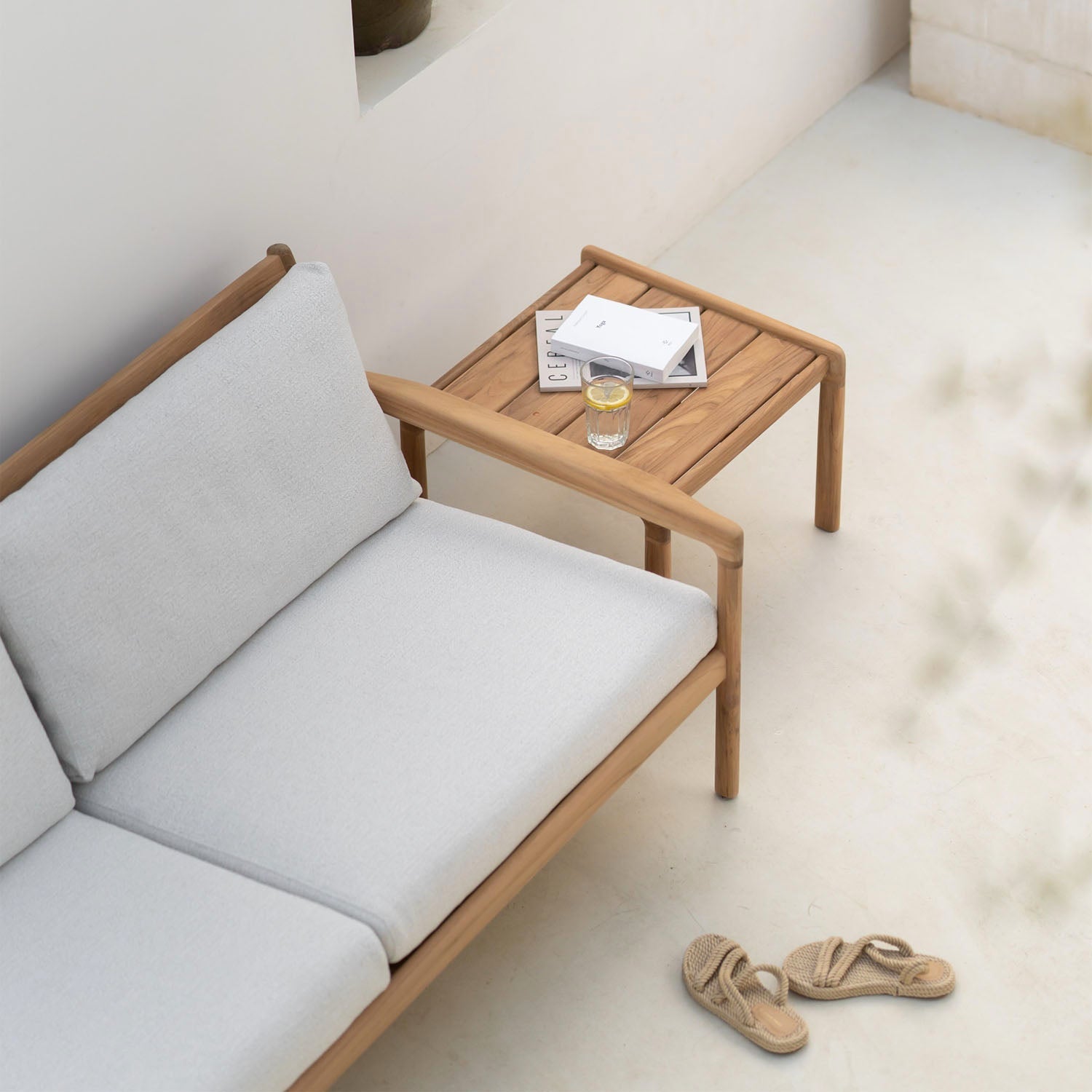 Teak Jack Outdoor Side Table