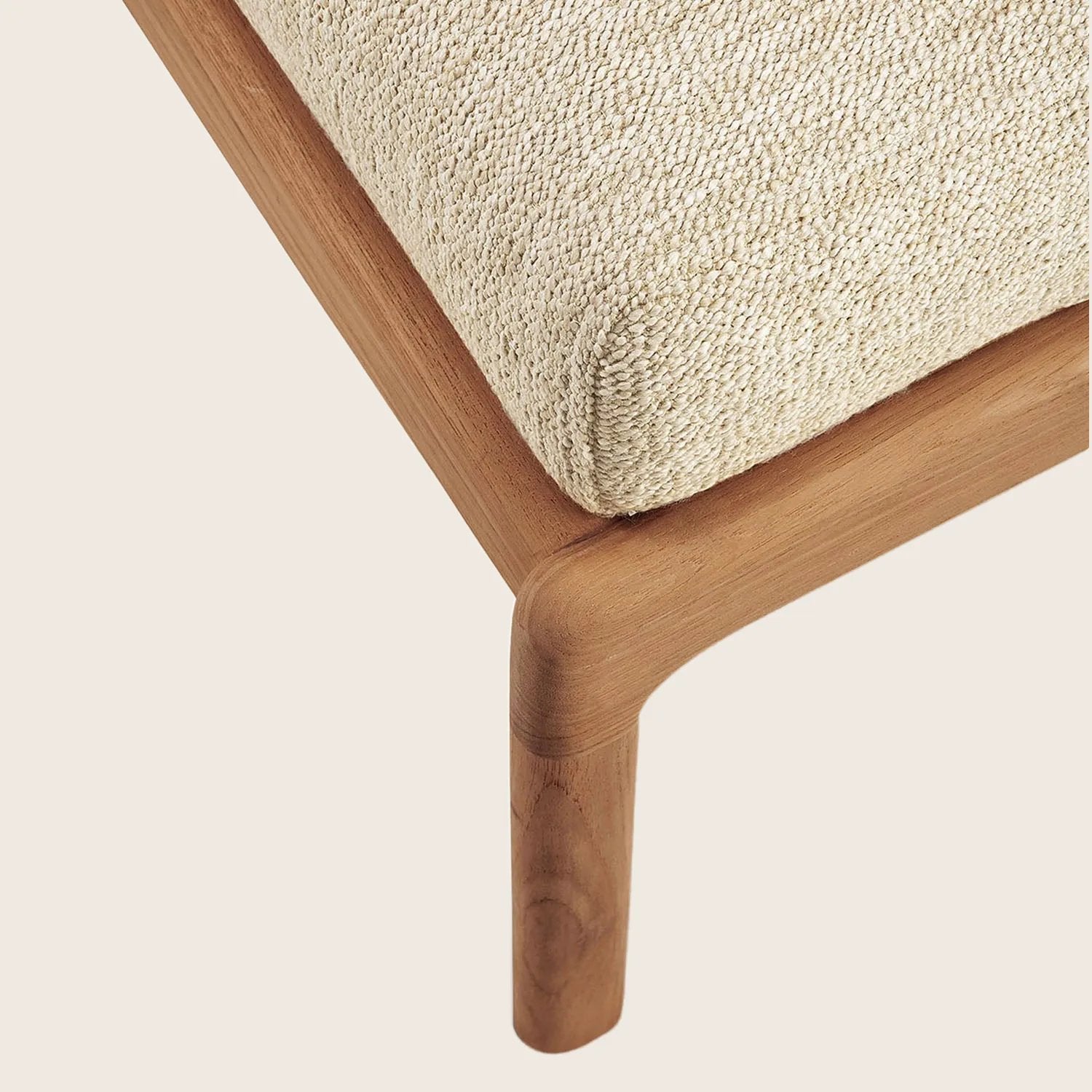Teak Jack Outdoor Footstool