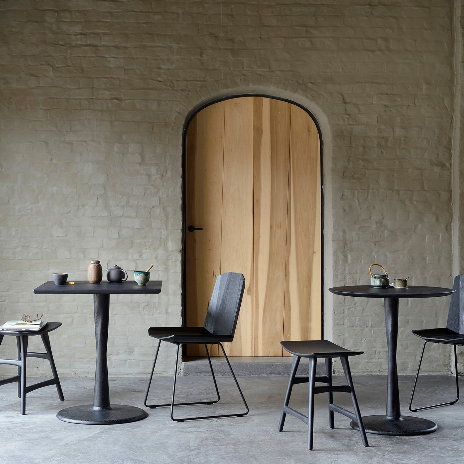 Oak Torsion Square Dining Table