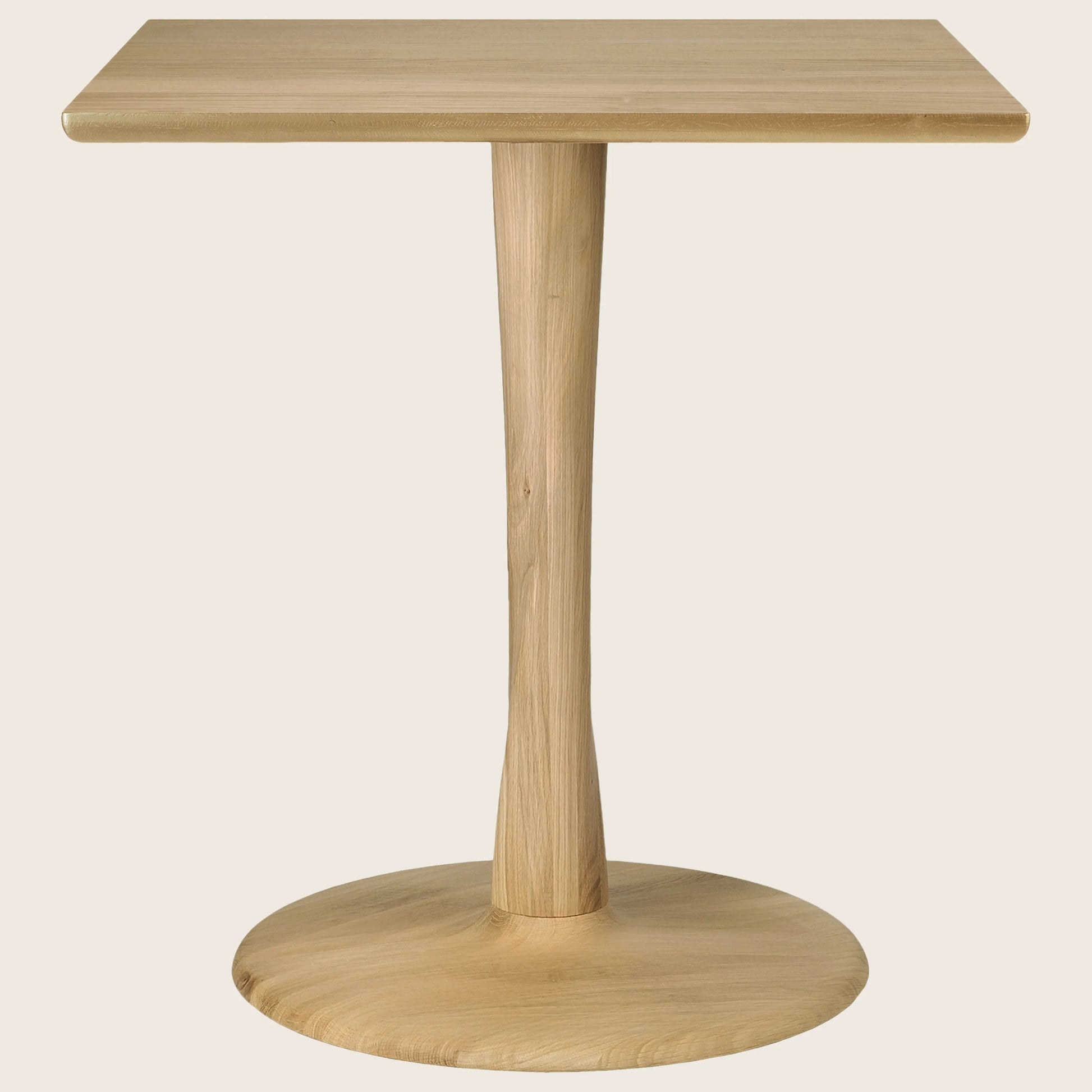 Oak Torsion Square Dining Table