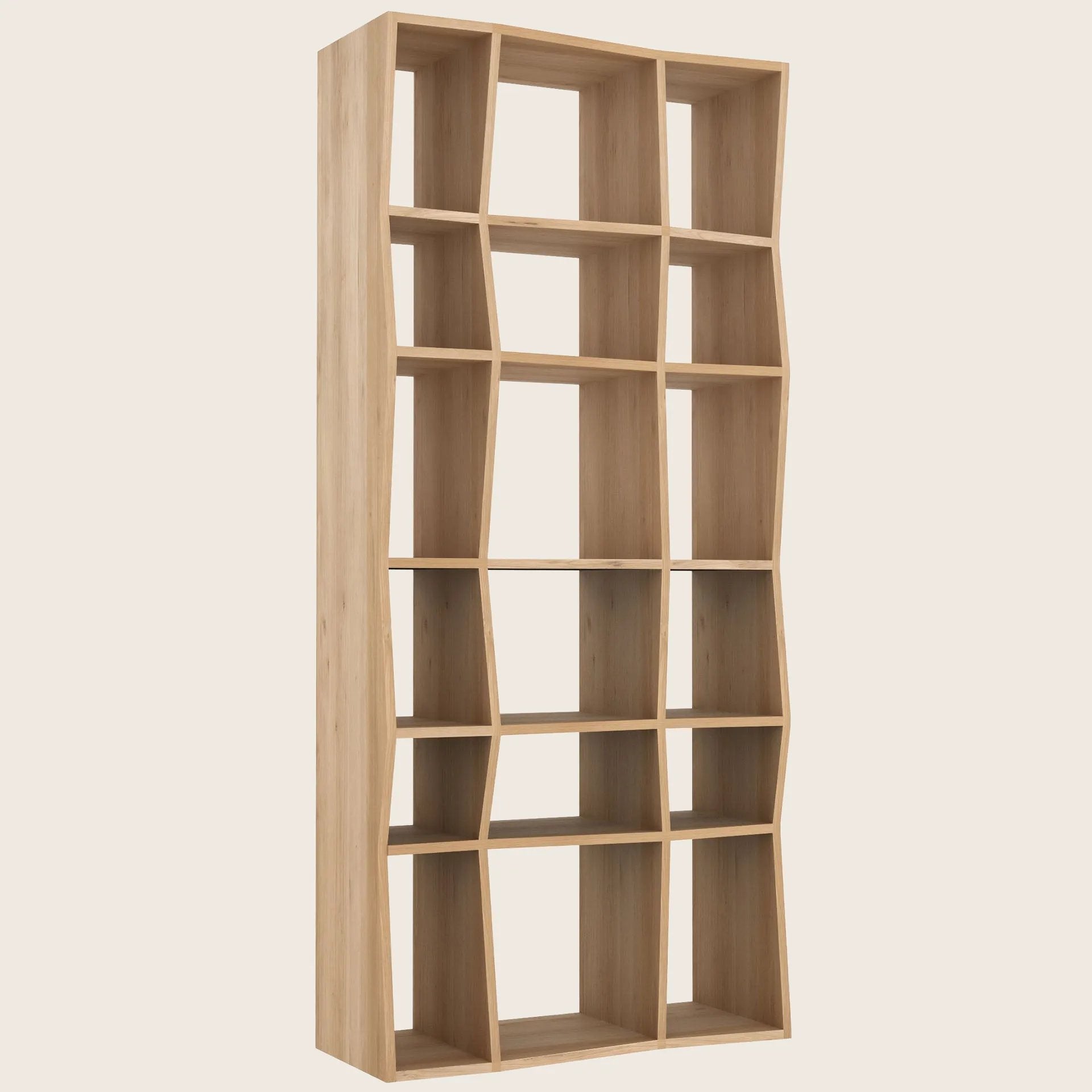 Oak Mosaic Bookcase