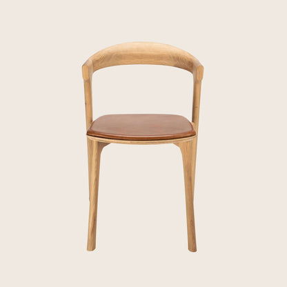 Leather Bok Side Chair