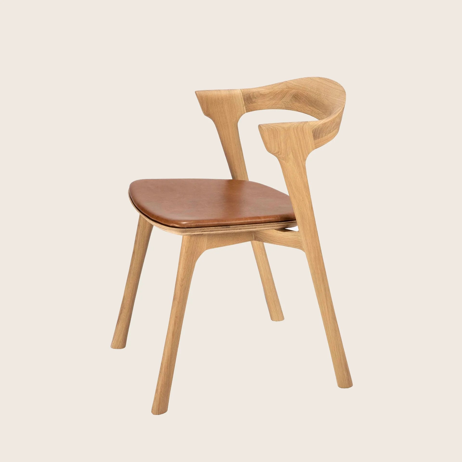 Leather Bok Side Chair