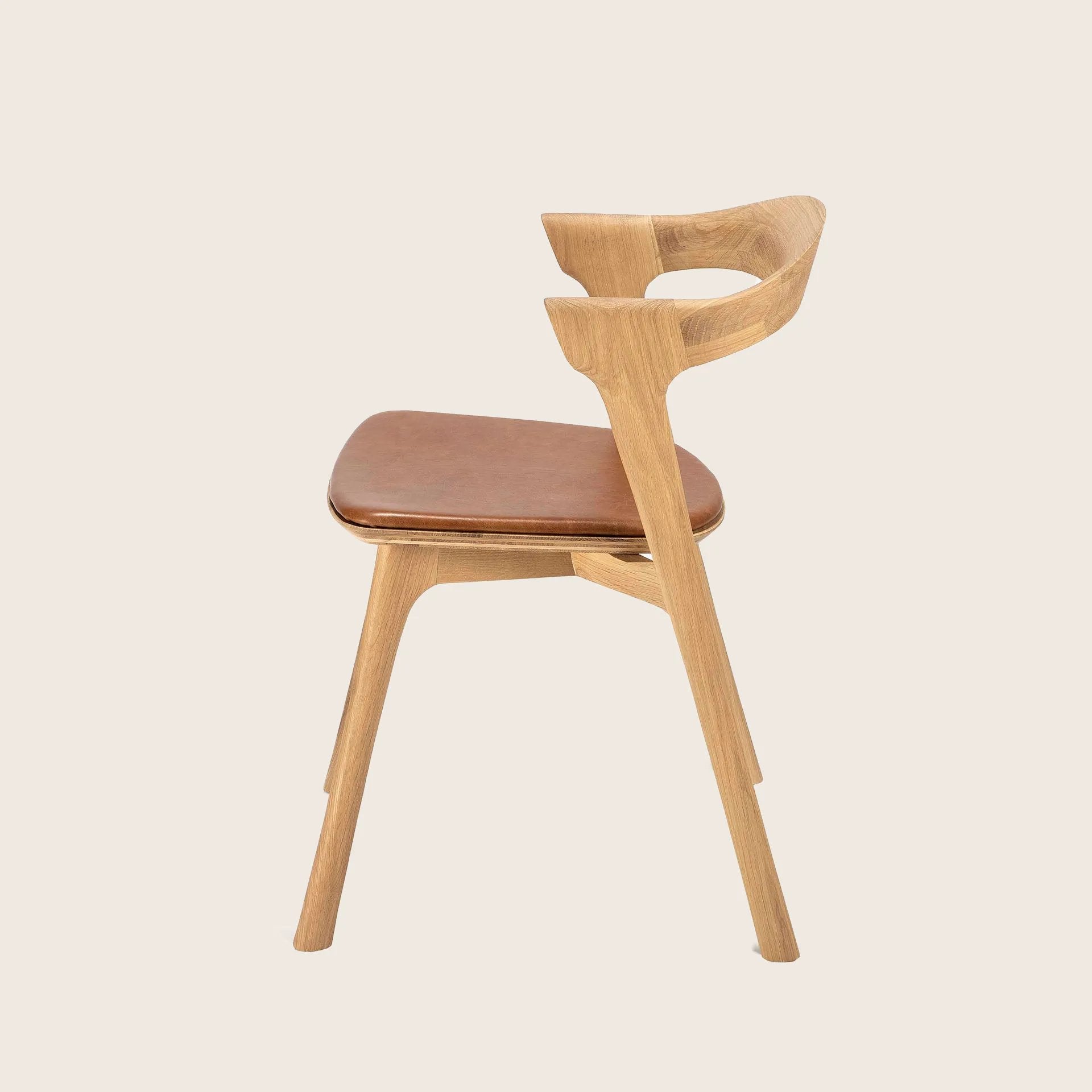 Leather Bok Side Chair