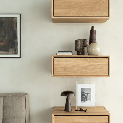 Nordic II Oak Hanging Nightstand