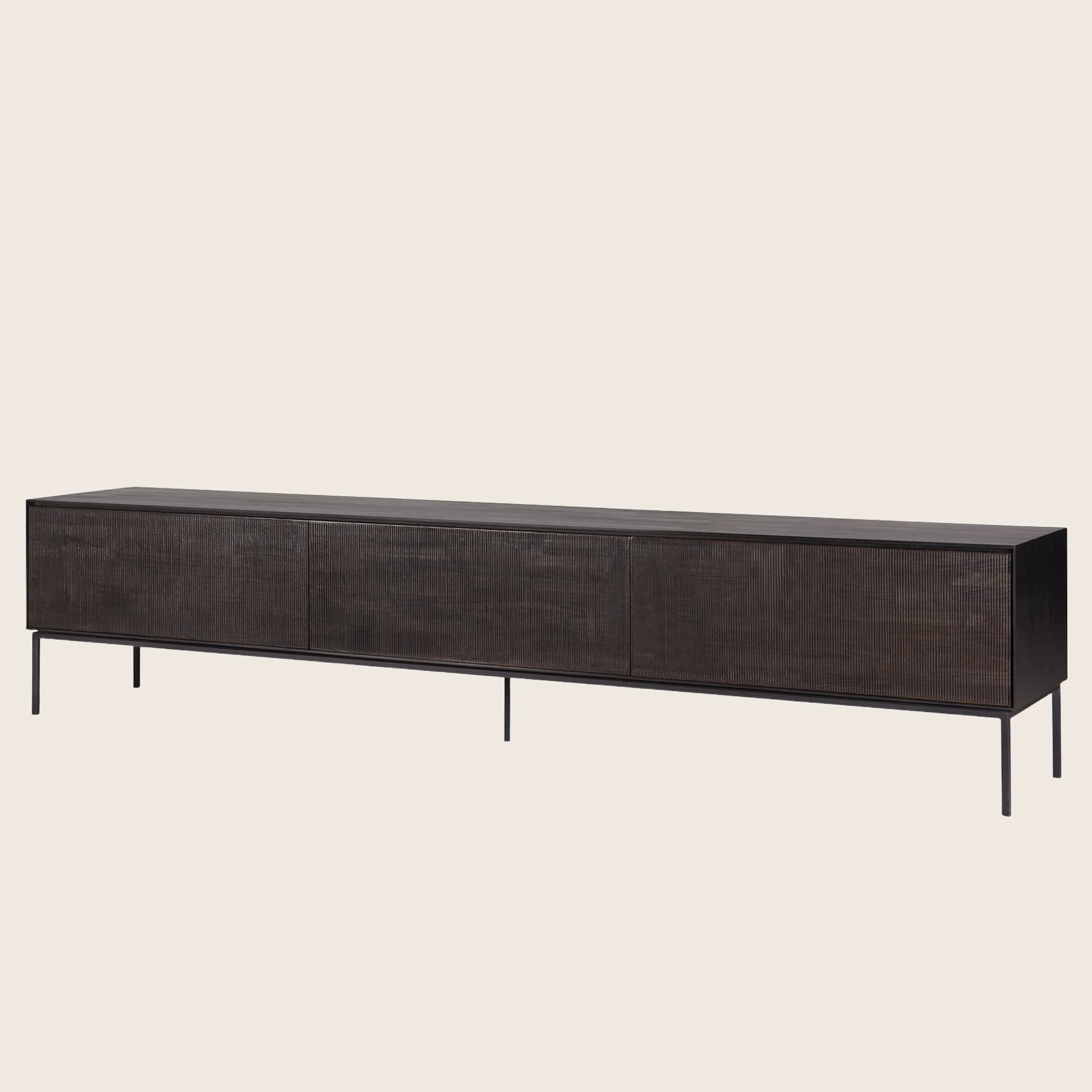 Grooves Low TV Cupboard