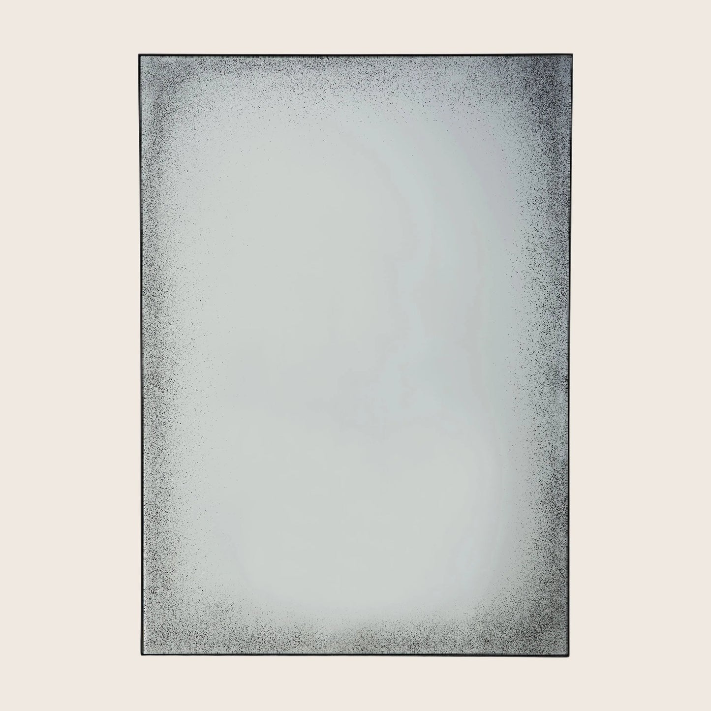 Aged Rectangular Wall Mirror