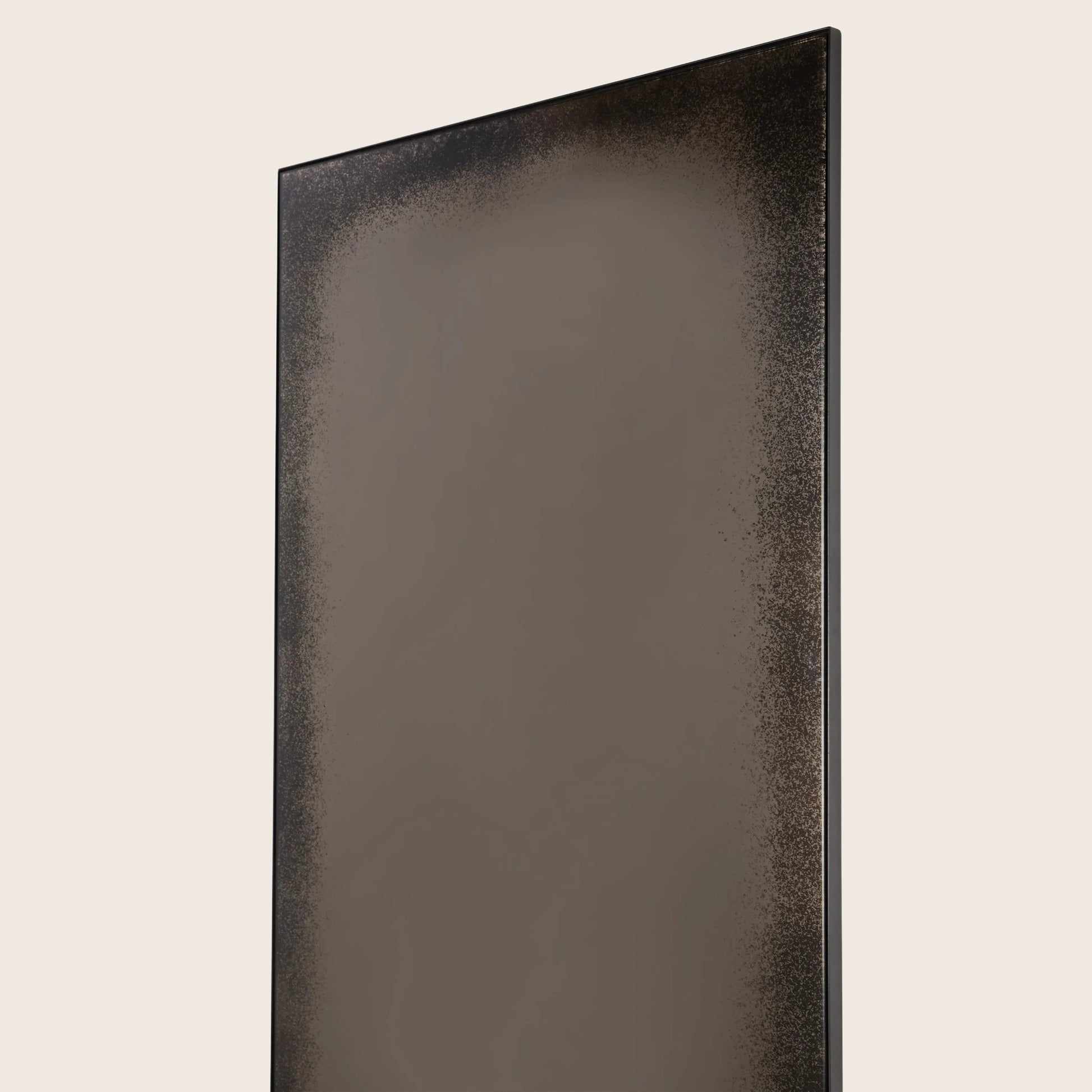 Aged Rectangular Wall Mirror