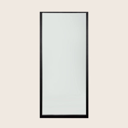 Oak Light Frame Floor Mirror