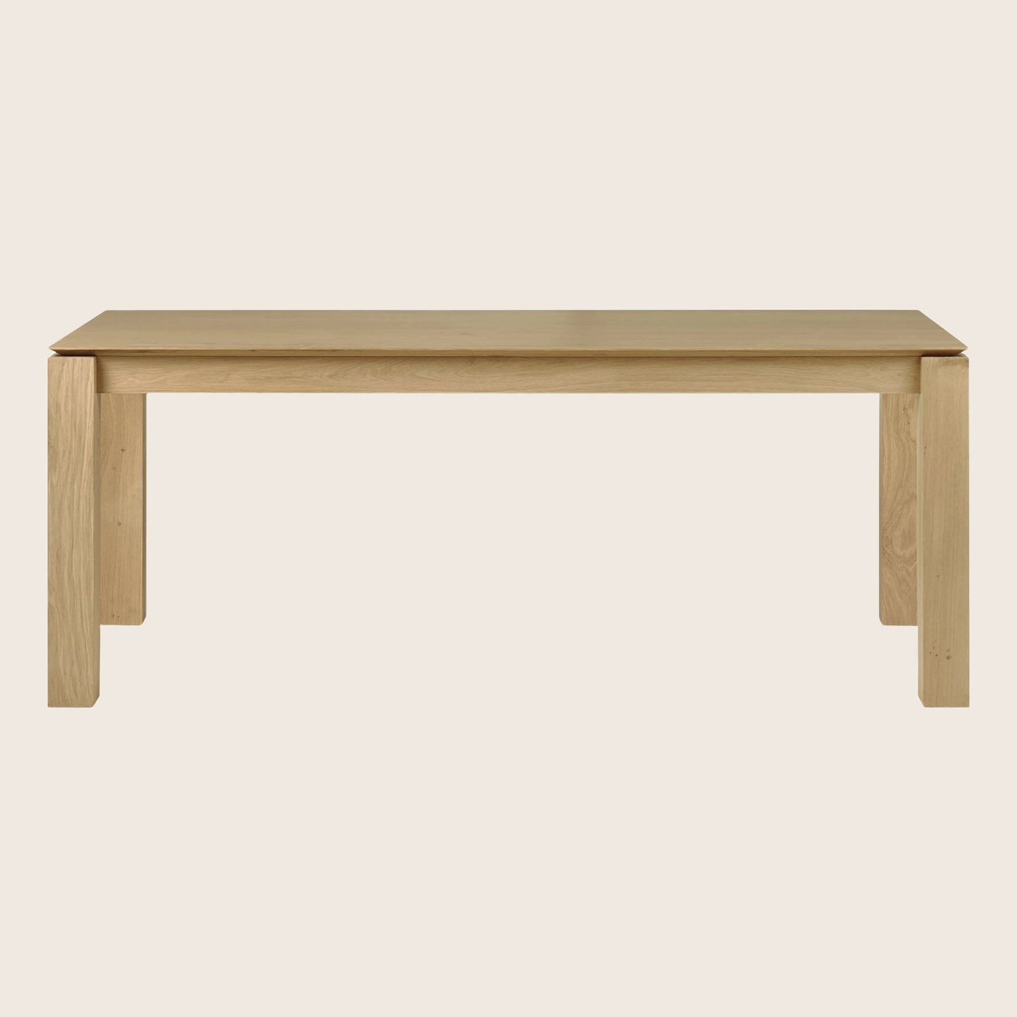 Oak Slice Dining Table