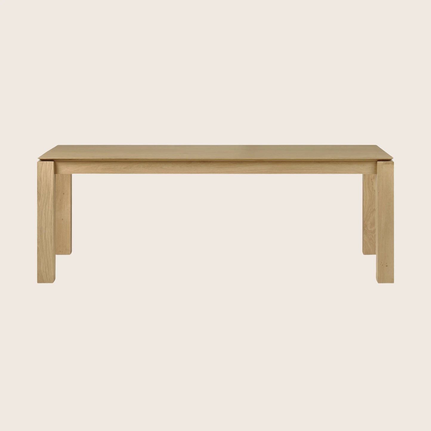 Oak Slice Dining Table