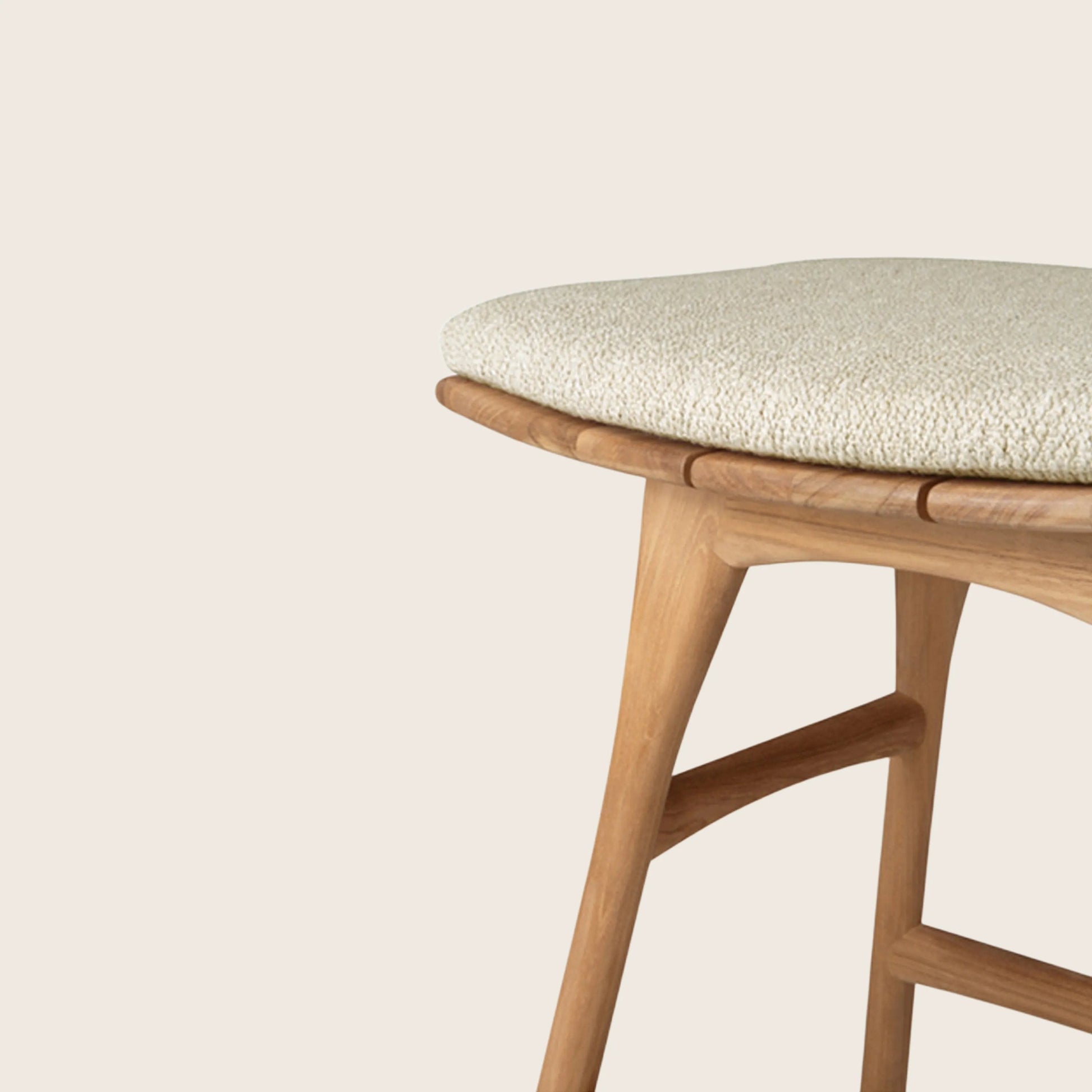 Osso Outdoor Upholstered Stool